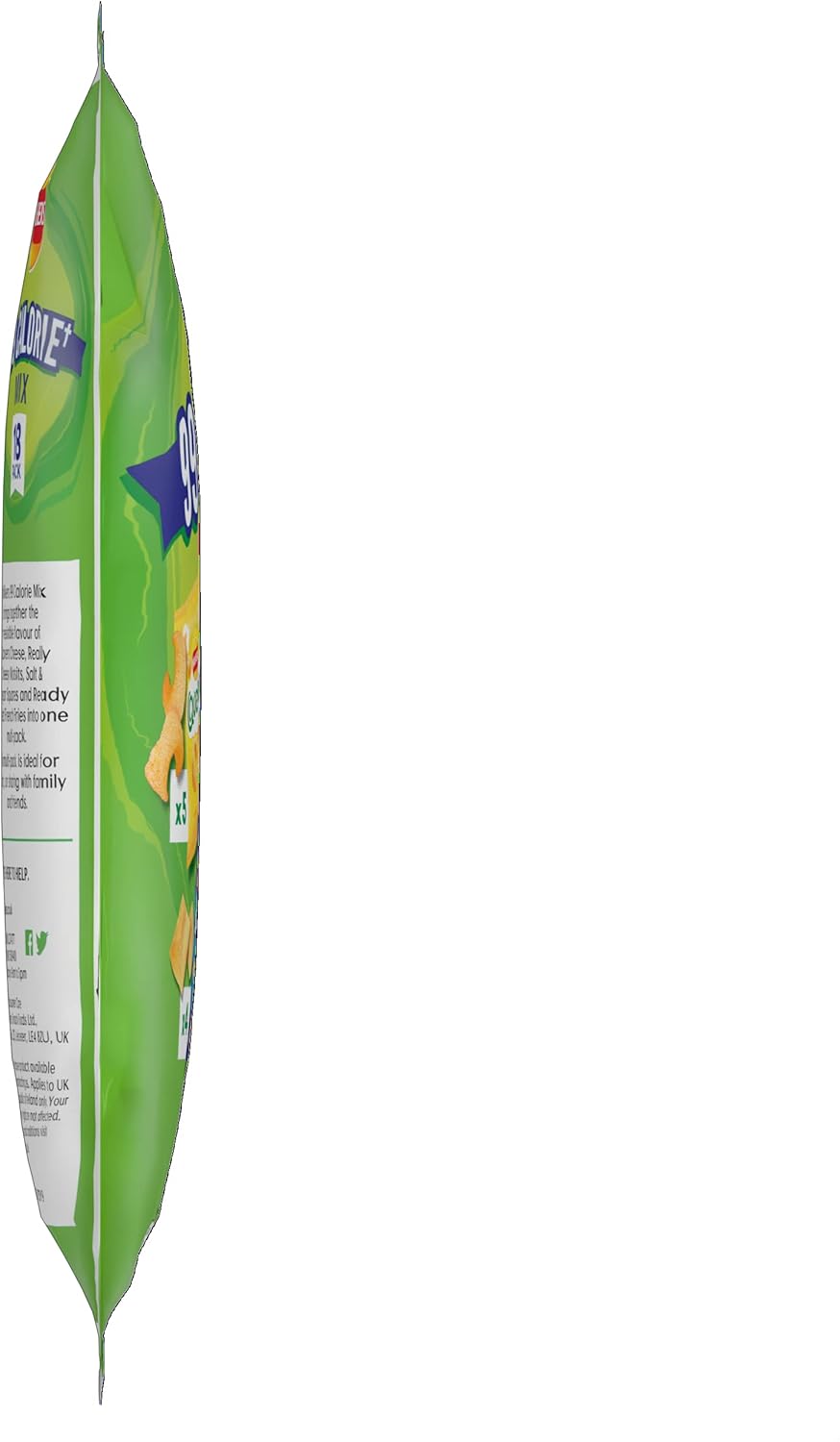 Walkers 99 Calorie+ Mix Multipack Snacks Crisps 18 Pack - Variety Pack with Quavers, Wotsits, Slurpees & Frooties - No Artificial Colours