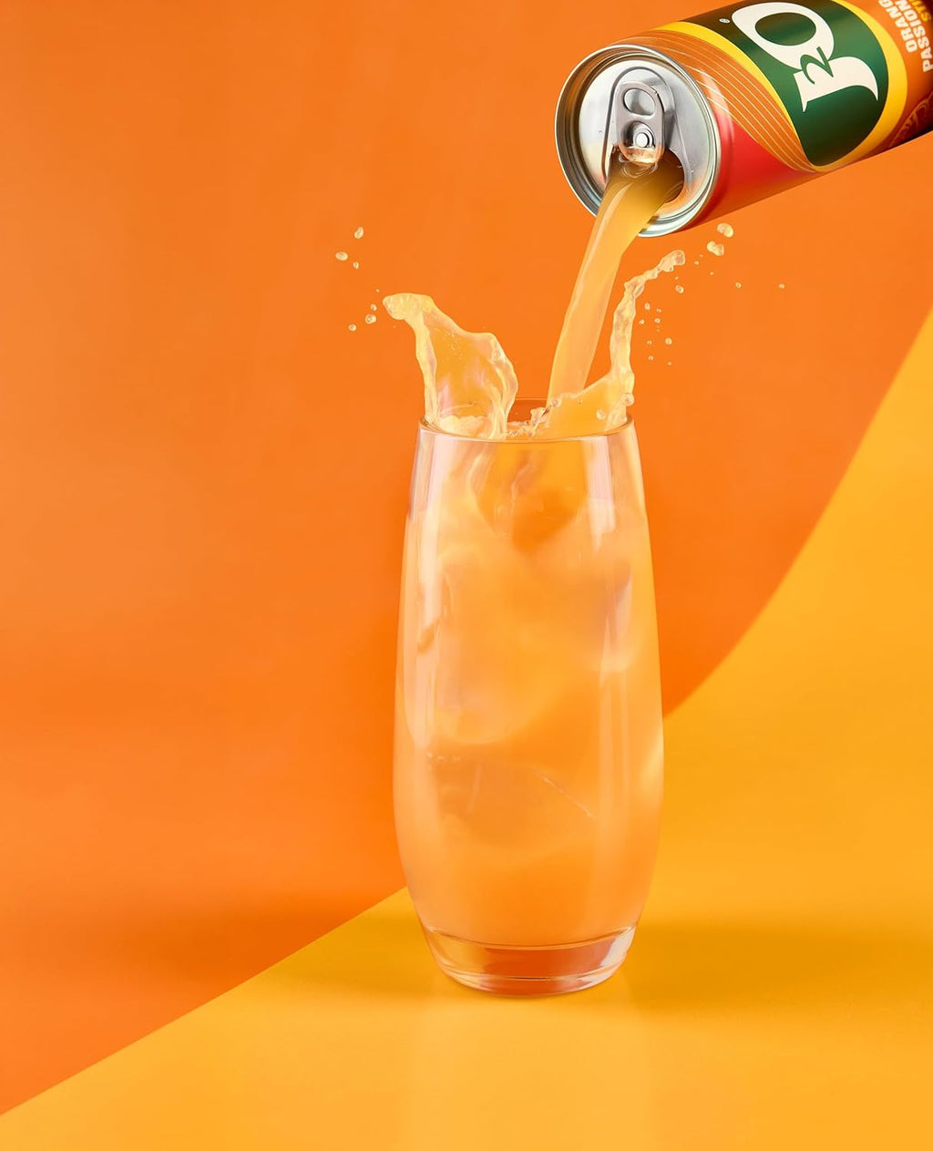Orange and Passion Fruit Sparkling Juice Drink 250ml Cans (Pack of 12)