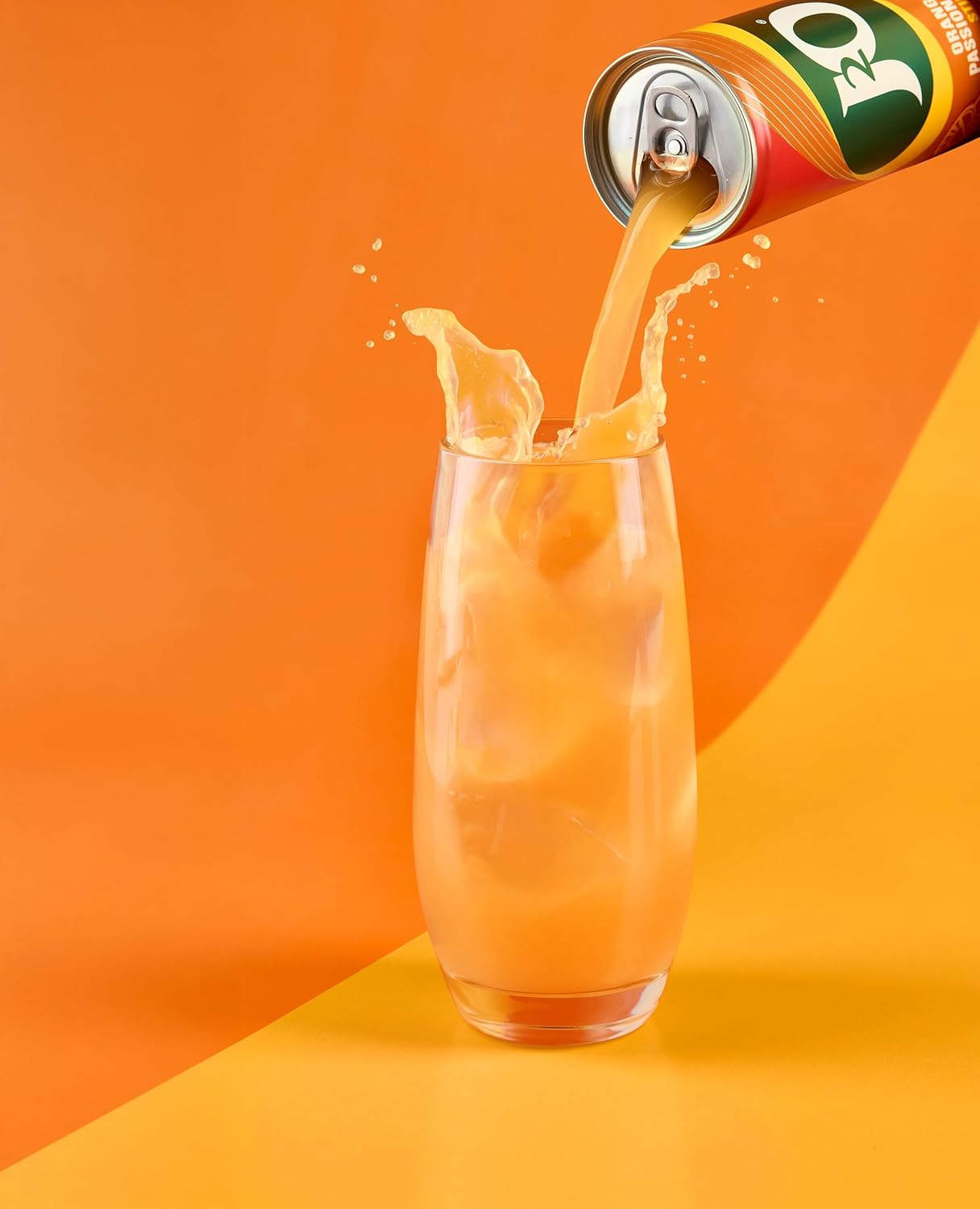 Orange and Passion Fruit Sparkling Juice Drink 250ml Cans (Pack of 12)