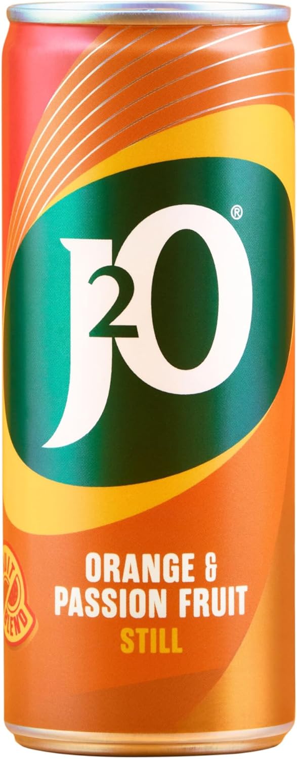 Orange and Passion Fruit Sparkling Juice Drink 250ml Cans (Pack of 12)