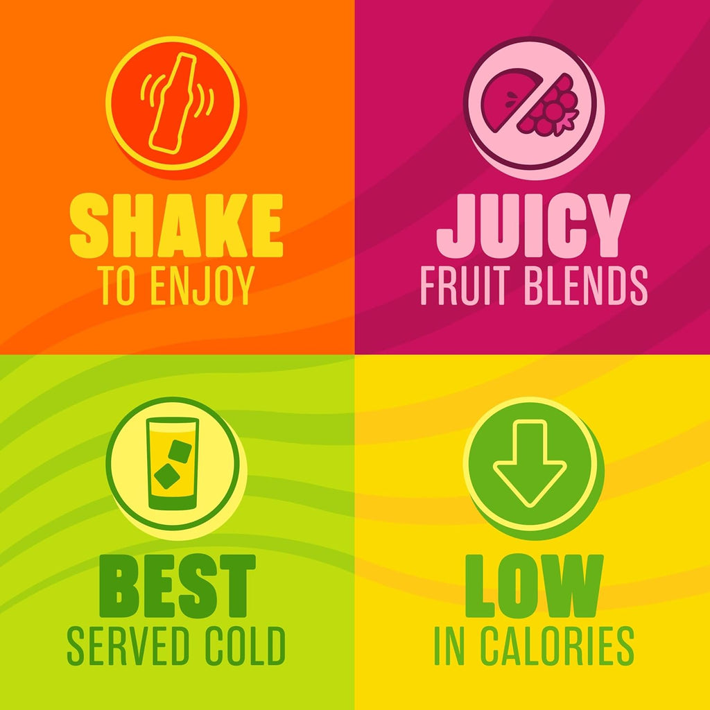 Orange and Passion Fruit Sparkling Juice Drink 250ml Cans (Pack of 12)