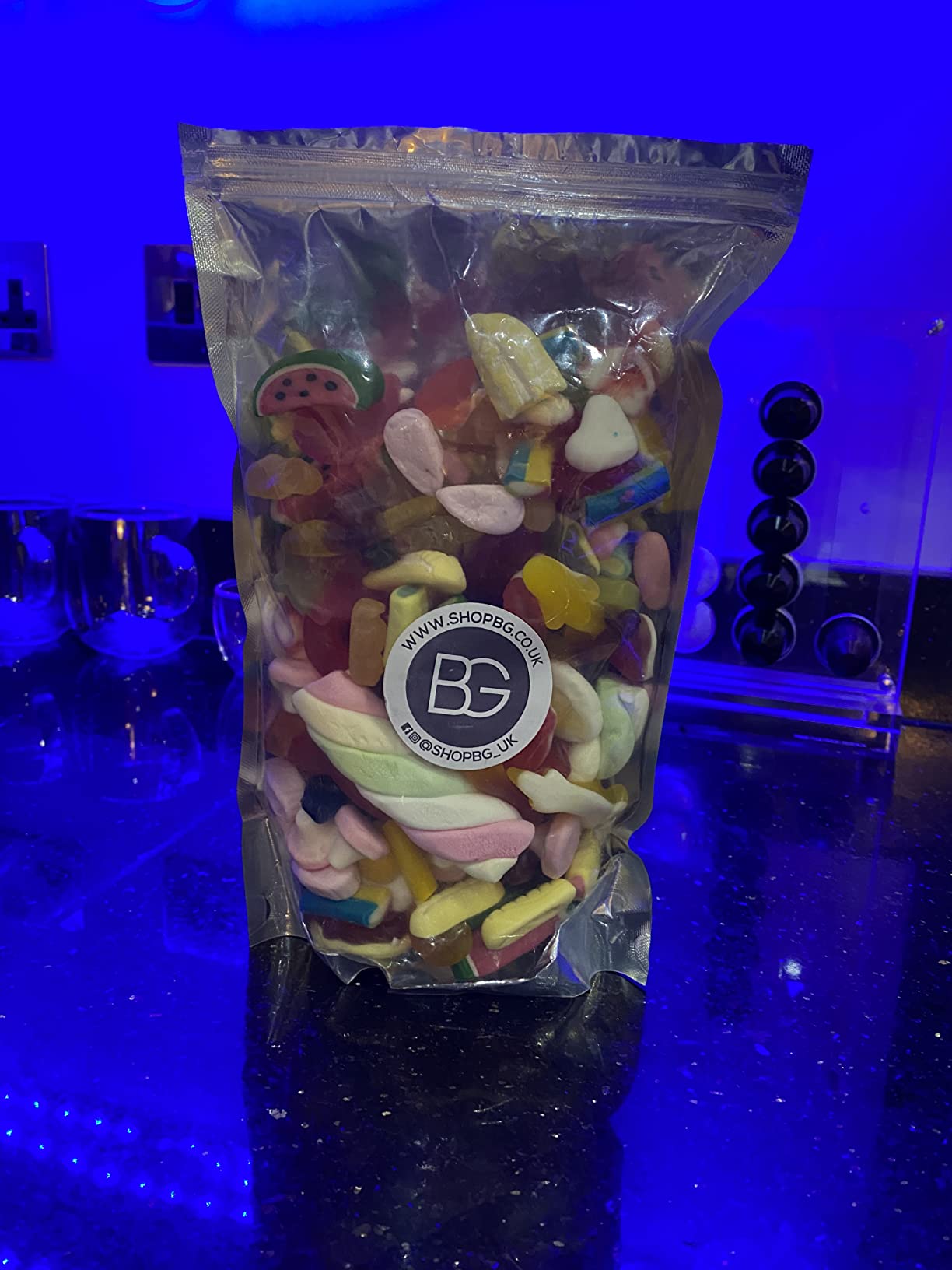 Non-Fizzy Quality Pick & Mix Sweets - Large Retro Candy Sweeties 800g Pouch Gummy Jelly Chewy Pick n Mix