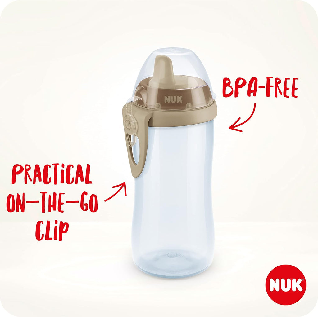 Toddler Cup | 12+ Months | 300 ml | Leak-Proof Toughened Spout | Clip & Protective Cap | BPA-Free | Pink
