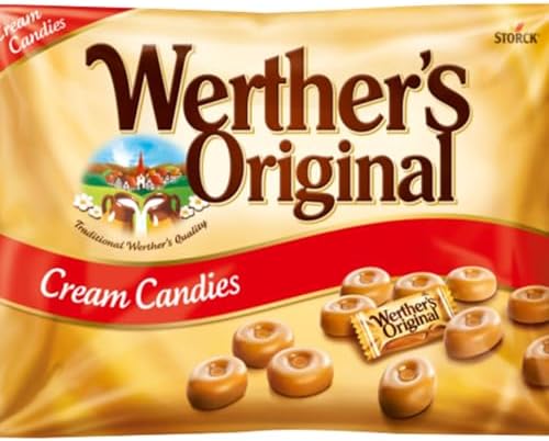 Cream Candies, Classic Buttery Caramel Treats, Gluten-Free & Vegetarian, 1kg Sharing Bag