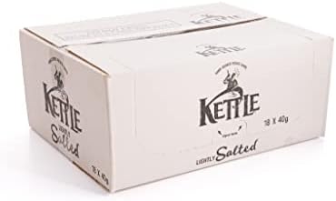 Lightly Salted Hand-Cooked Crisps 40g (Pack of 18)