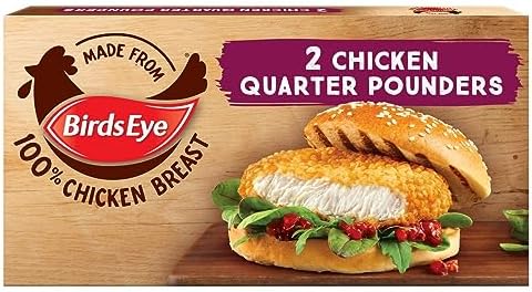 Chicken Quarter Pounder Burgers 2 Pack 227g