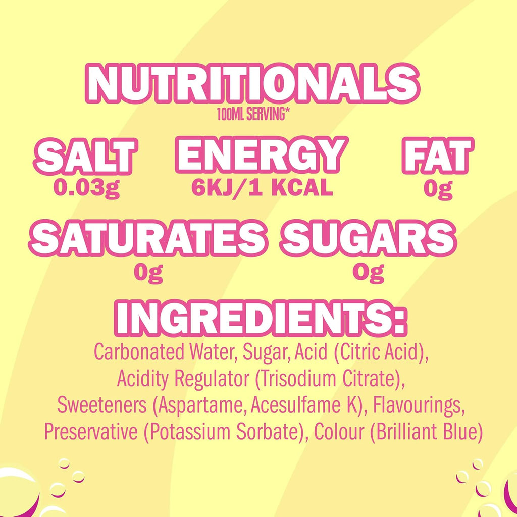 American Cream Soda Fizzy Drink, Vanilla Flavour, Zero Sugar, 24 x 330ml Cans