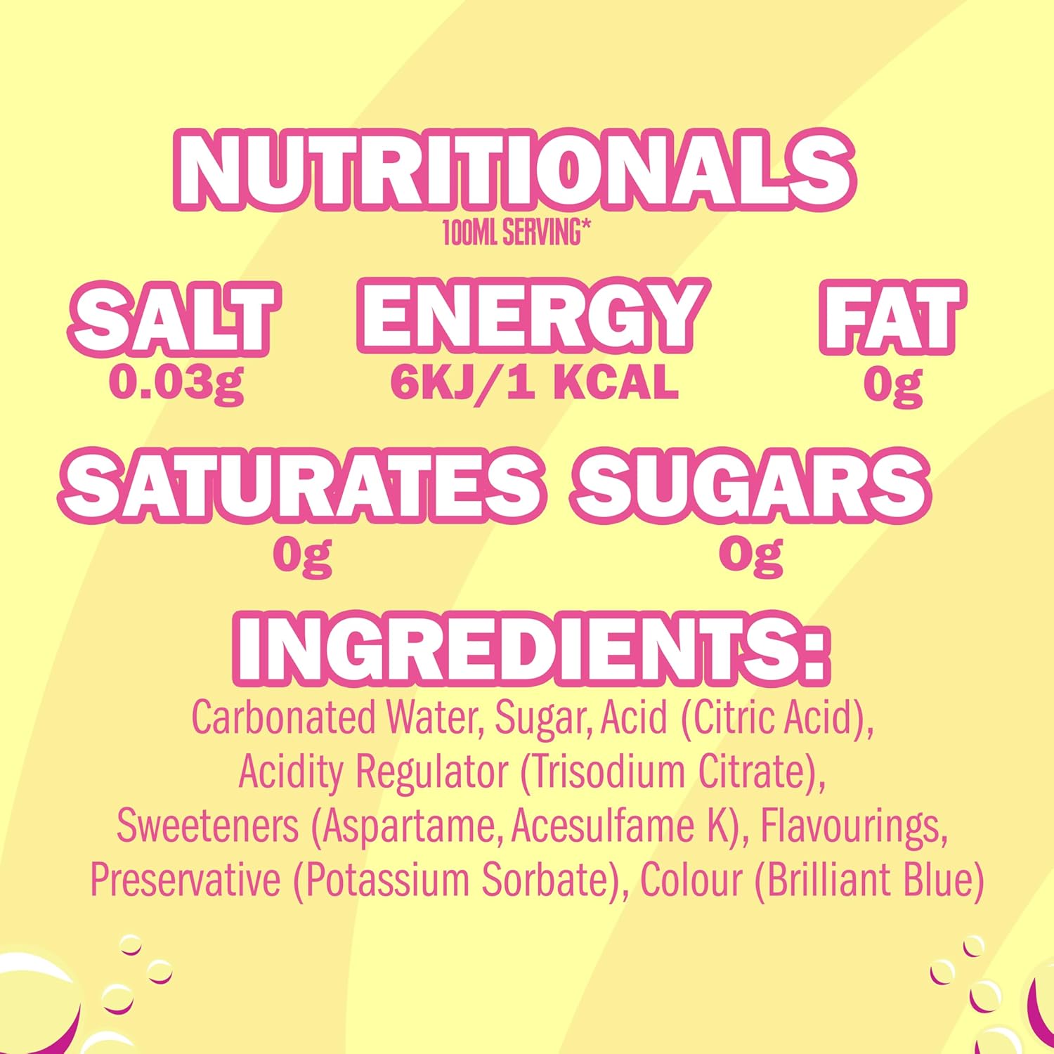 American Cream Soda Fizzy Drink, Vanilla Flavour, Zero Sugar, 24 x 330ml Cans