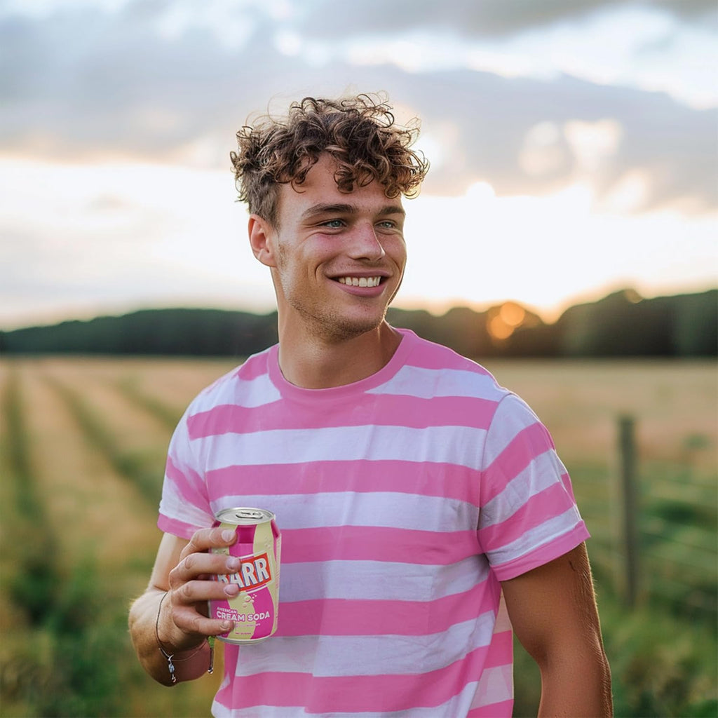American Cream Soda Fizzy Drink, Vanilla Flavour, Zero Sugar, 24 x 330ml Cans