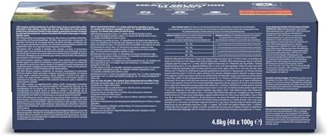 Complete Wet Food for Adult Dogs, Meat Selection in Gravy, 4.8kg (48 x 100g Pouches)