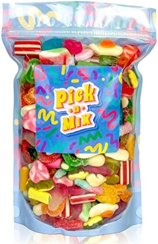 1kg Pick & Mix Sweets, Classic Retro Candy Selection with 20+ Varieties