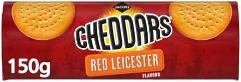 Red Leicester Flavour Cheese Biscuits, 150g Pack