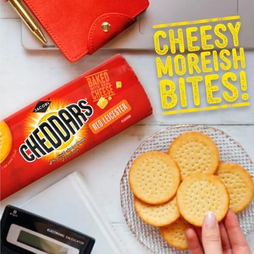 Red Leicester Flavour Cheese Biscuits, 150g Pack