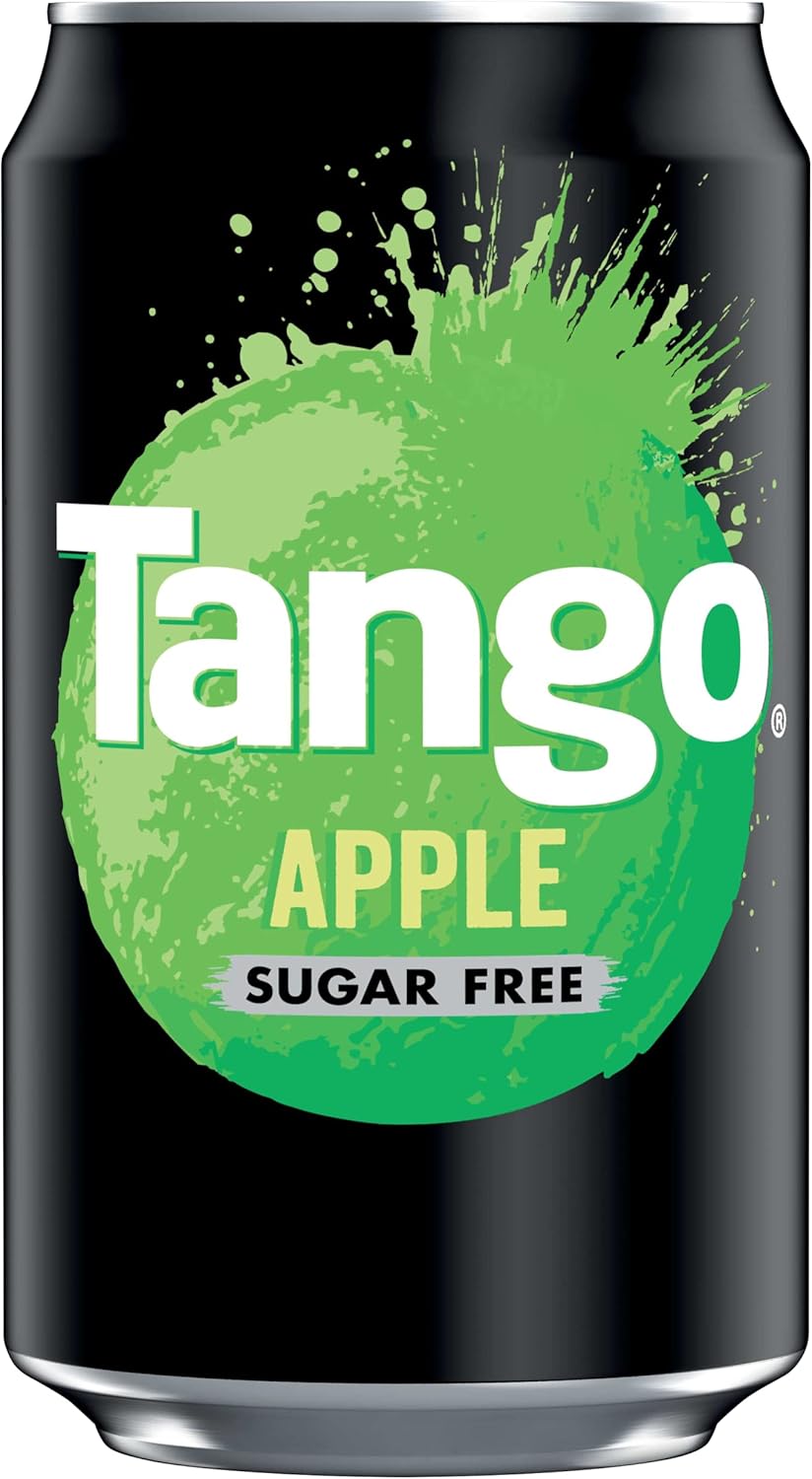 Apple Flavoured Sugar-Free Fizzy Drink, 330ml Cans (Pack of 24)
