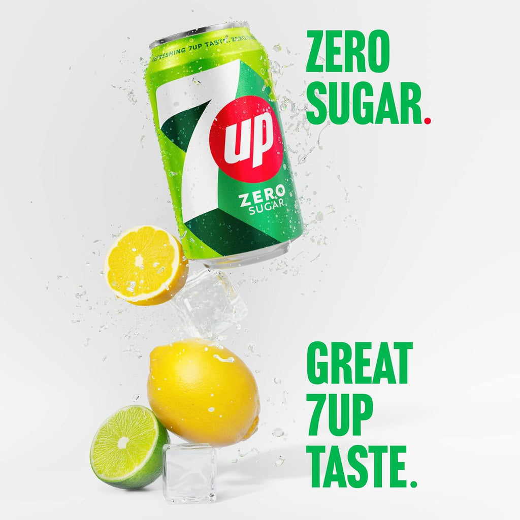Zero Sugar Lemon & Lime Fizzy Drink, 24 x 330ml Cans
