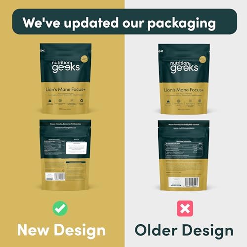 Lion’s Mane Supplement 4000mg with Vitamin B1 & Black Pepper – 15:1 Mushroom Extract, 180 Vegan Tablets, UK Made for Mental Performance & Nervous System Support