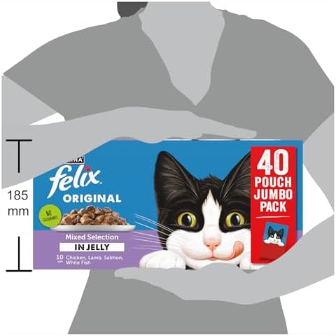 Original Mixed Selection in Jelly Wet Cat Food, 40 x 85g Pouches