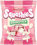 Strawberry and Cream Flavoured Squashies Sweets, 140g Bag